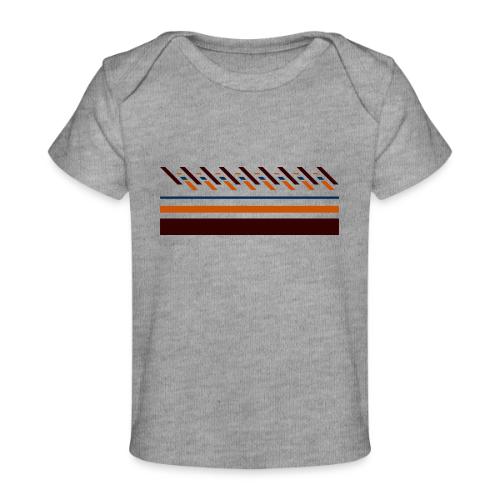 Cute, colorful striped designs for the seasons - Baby Organic T-Shirt