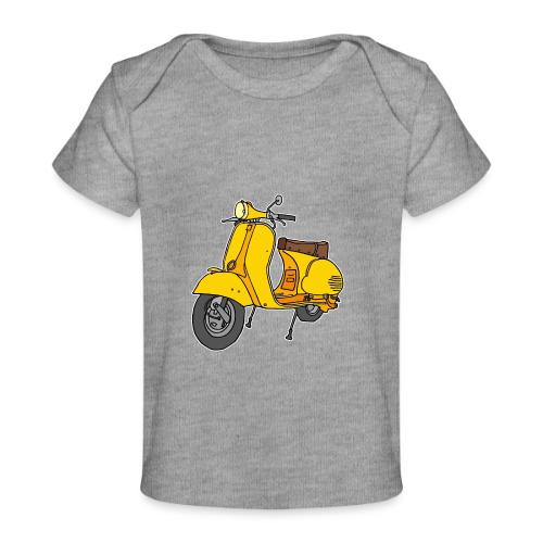 Yellow motor scooter - Baby Organic T-Shirt