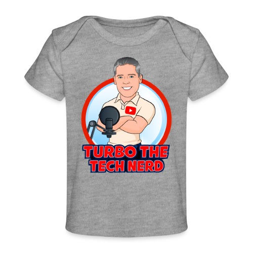 Turbo the Tech Nerd Original Logo - Baby Organic T-Shirt