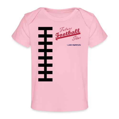 Football Laces for Baby 1 - Baby Organic T-Shirt