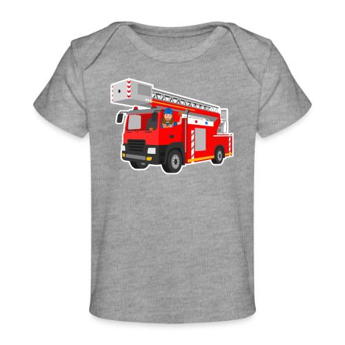 Handyman Hal Fire Truck - Baby Organic T-Shirt
