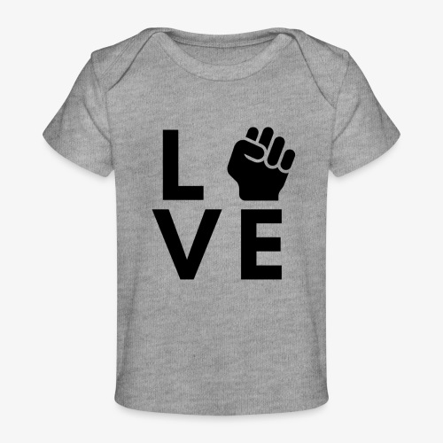 Black Fist Love - Baby Organic T-Shirt