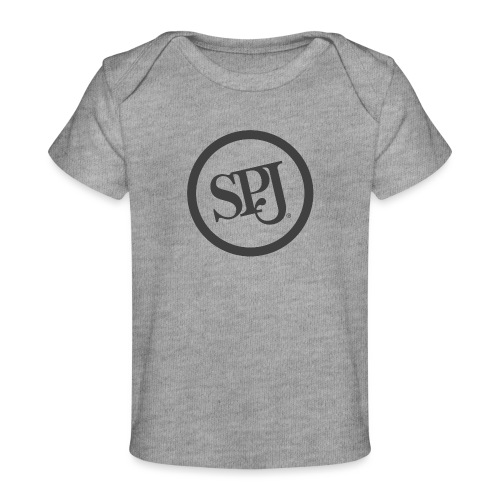 SPJ Charcoal Logo - Baby Organic T-Shirt