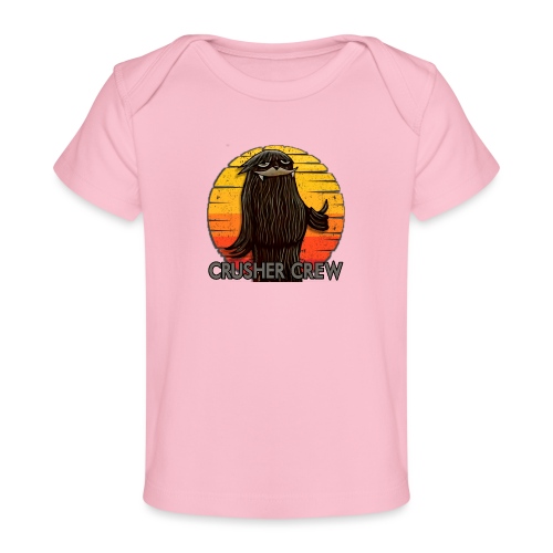 Crusher Crew Cryptid Sunset - Baby Organic T-Shirt