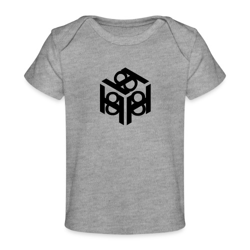 H 8 box logo design - Baby Organic T-Shirt
