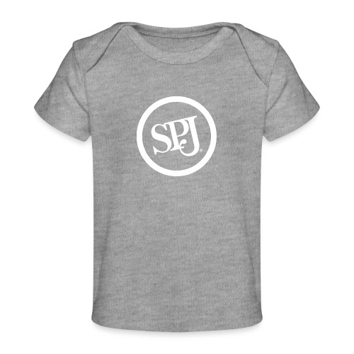 SPJ White Logo - Baby Organic T-Shirt