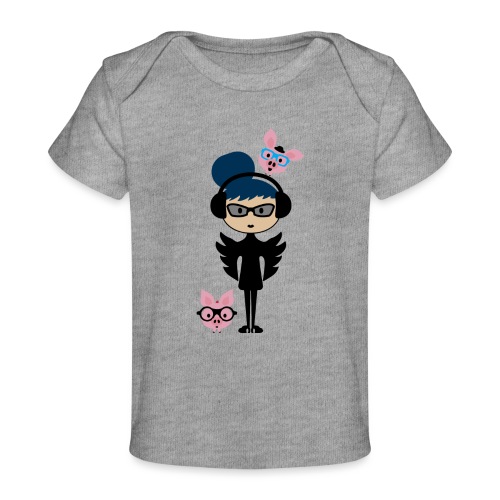 A Girl Who Loves Her Piggies - Baby Organic T-Shirt