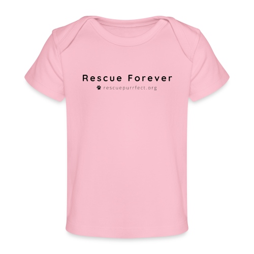 Rescue Purrfect Basic Logo - Baby Organic T-Shirt