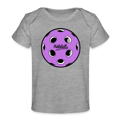 Everyday Pickleball Purple Ball - Baby Organic T-Shirt