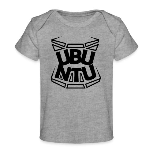 UBUNTU-LOGO-BLK-7 - Baby Organic T-Shirt