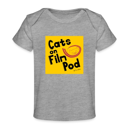 Cats on Film Pod Logo - Baby Organic T-Shirt