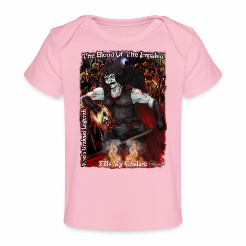 Vlad The Impaler CloseUp W Background - Baby Organic T-Shirt