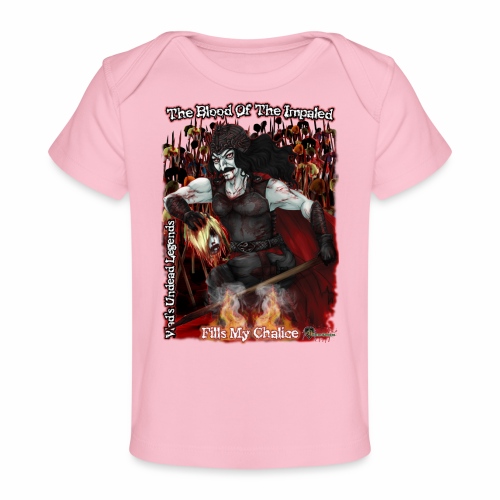 Vlad The Impaler CloseUp With Impaled - Baby Organic T-Shirt
