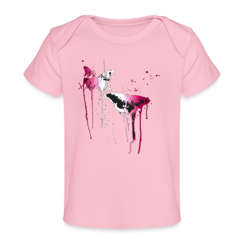 Dripping Butterflies - Baby Organic T-Shirt