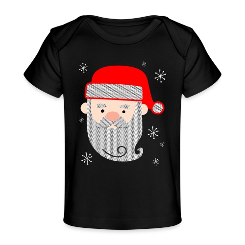 Santa Claus Texture - Baby Organic T-Shirt