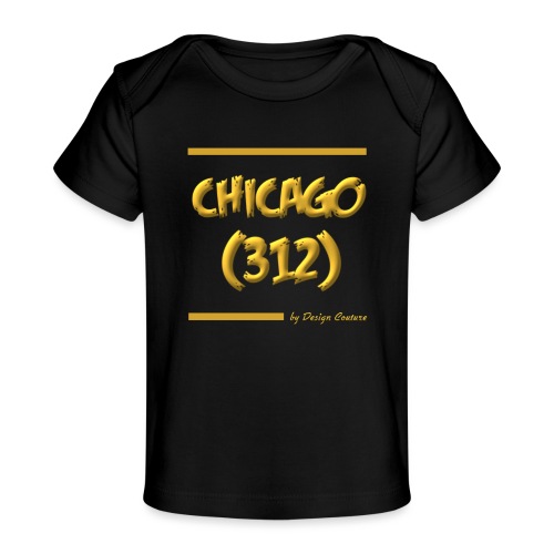 CHICAGO 312 GOLD - Baby Organic T-Shirt
