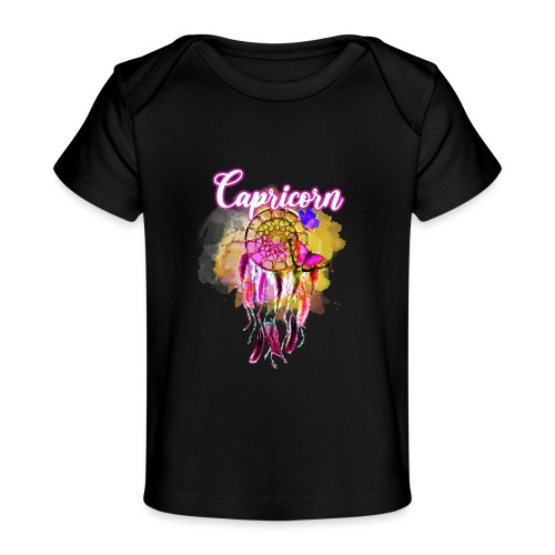 Capricorn Dream Catcher - Baby Organic T-Shirt