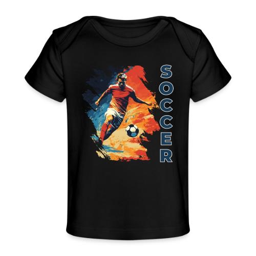 Soccer Action Pulse - Baby Organic T-Shirt