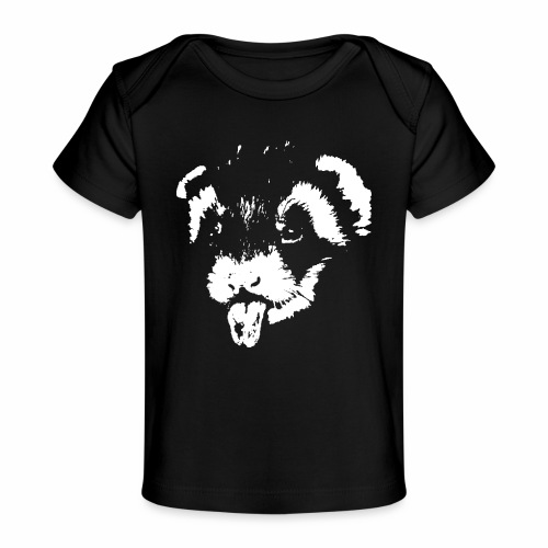 Sweet Cheeky Nimble Pet Head Stick Out Tongue Gift - Baby Organic T-Shirt