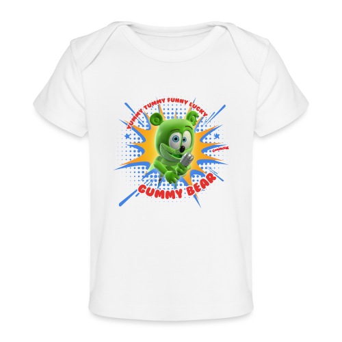 Funny Lucky Gummy Bear - Baby Organic T-Shirt