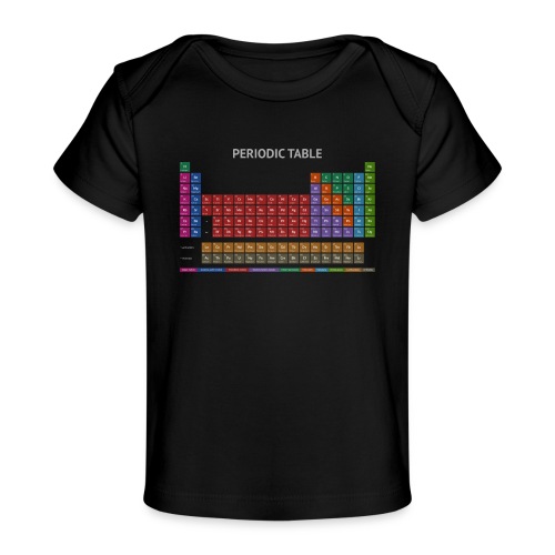 Periodic Table T-shirt (Dark) - Baby Organic T-Shirt