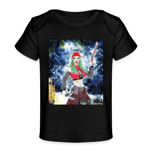 Undead Angel Vampire Pirate Jada F002 - Baby Organic T-Shirt