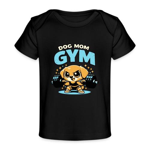 Chibi Dog Gym Workout - Baby Organic T-Shirt