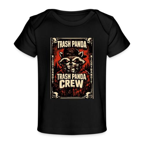 Midnight Forager Raccoon Mushroom Hunter - Baby Organic T-Shirt