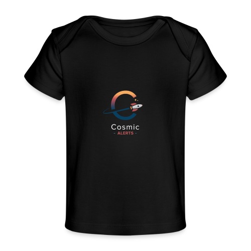 Cosmic Alerts - Dark Center - Baby Organic T-Shirt