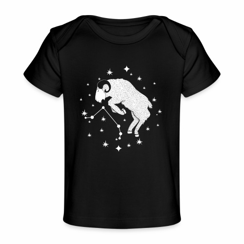 Ambitious Aries Constellation Birthday March April - Baby Organic T-Shirt