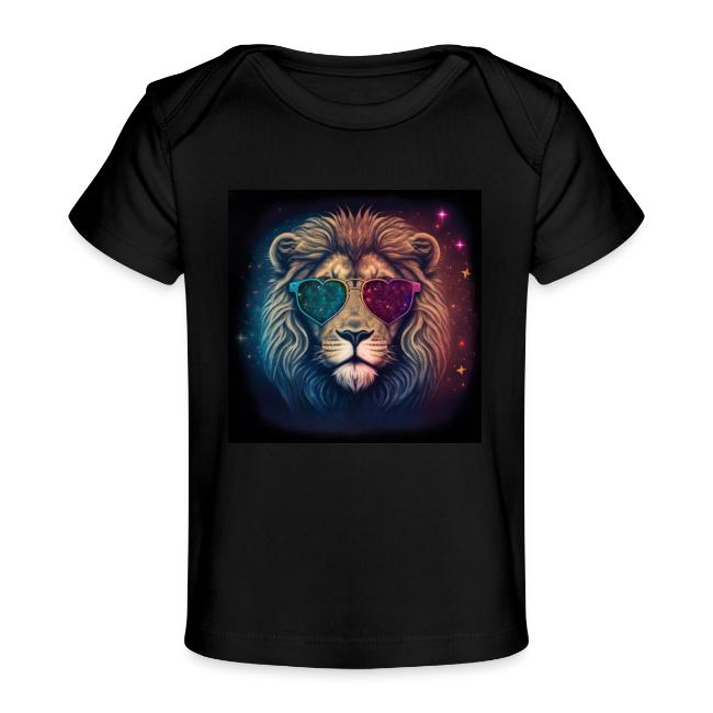 Jesus Lion of Judah wearing love glasses