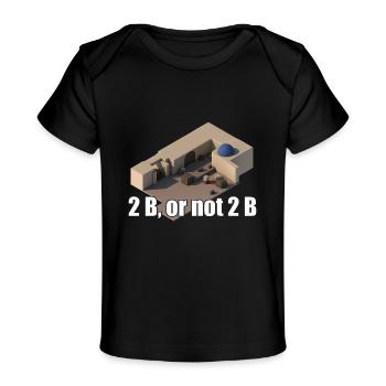 counter strike - Baby Organic T-Shirt - black - Front
