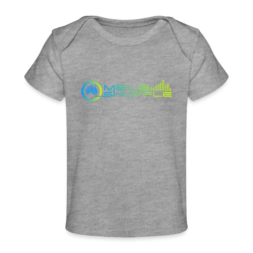 Melbshuffle Gradient Logo - Baby Organic T-Shirt