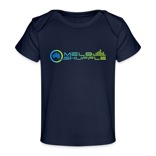 Melbshuffle Gradient Logo - Baby Organic T-Shirt