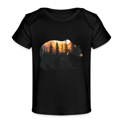 Bear: Sunset Guardian - Baby Organic T-Shirt