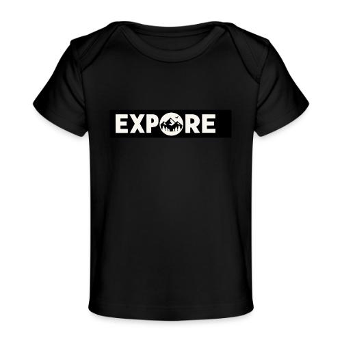 Adventure Oxygen Nature Mountain Forest Typography - Baby Organic T-Shirt