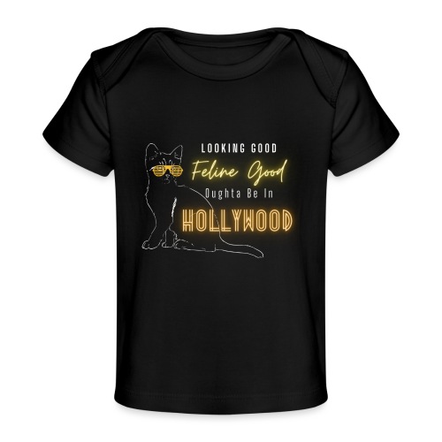 Feline Good Hollywood Retro - Baby Organic T-Shirt