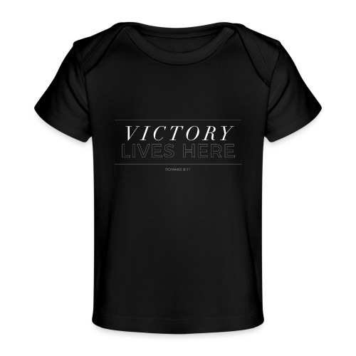 victory shirt 2019 white - Baby Organic T-Shirt