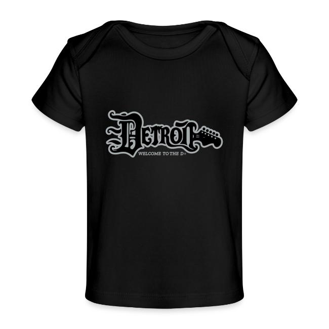 DETROIT GUITAR WTTD BLK SLR REG FONT