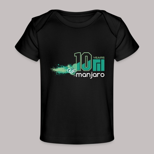 Manjaro 10 years splash v2 - Baby Organic T-Shirt