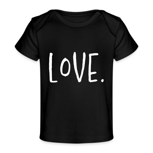 Smoon City_Love Thin White2 - Baby Organic T-Shirt