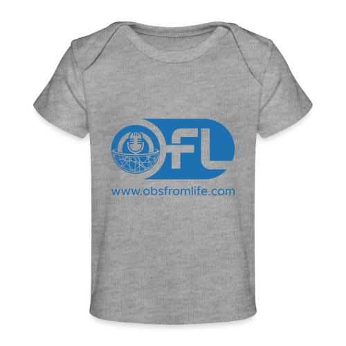 Observations from Life Logo with Web Address - Baby Organic T-Shirt