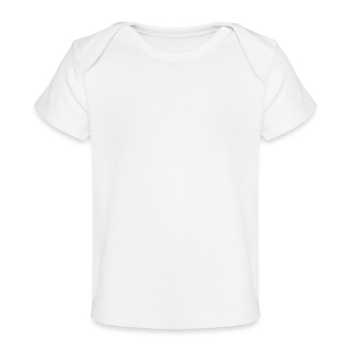 ❤️ + 🎧 (white outline) - Baby Organic T-Shirt