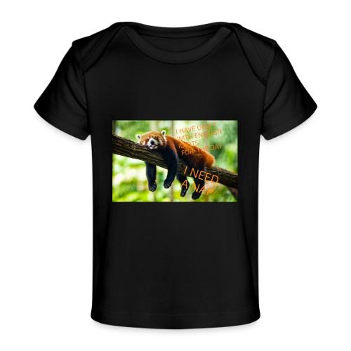 Fox napping meme - Baby Organic T-Shirt