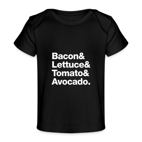 BLTA (white text) - Baby Organic T-Shirt