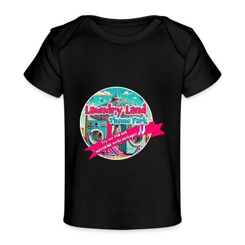 Laundry Land Theme Park - Baby Organic T-Shirt