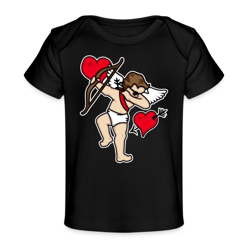 Dabbing Cupid For Valentines Day Gift T shirts - Baby Organic T-Shirt