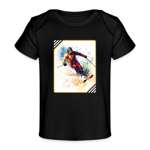 Winter Skiing Escape - Baby Organic T-Shirt