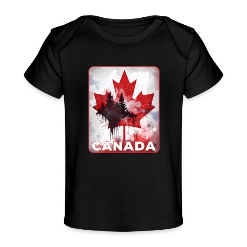Canada's Maple Leaf Pride - Baby Organic T-Shirt