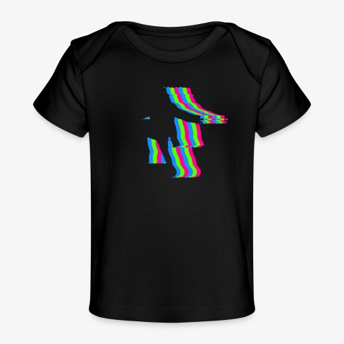 silhouette rainbow cut 1 - Baby Organic T-Shirt